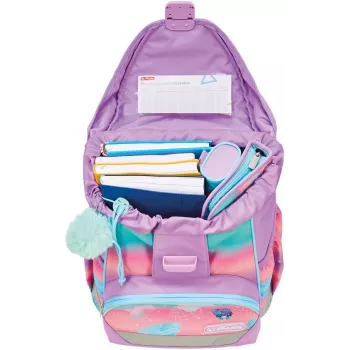 Herlitz Set zaino scuola Ultralight Seahorse Ocean Lights 6-9 anni
