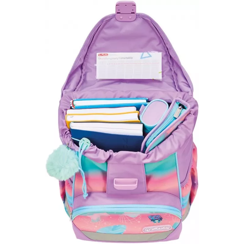 Herlitz Set zaino scuola Ultralight Seahorse Ocean Lights 6-9 anni