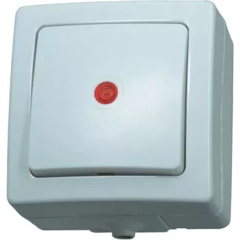 HEINRICH KOPP Paris Deviatore a bilanciere a 2 vie, da incasso, 250 V AC, 10 A, bianco polare 566302004