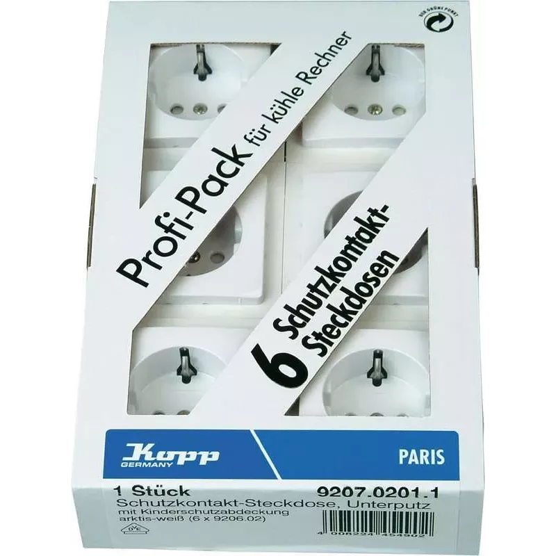 HEINRICH KOPP Paris Inserto presa Schuko bianco puro 920702011