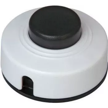 HEINRICH KOPP Interruttore a pedale 1 polo deviatore nero/bianco 250V 2A 191801088