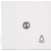 HEINRICH KOPP serie Paris interruttore, 2 tasti a bilanciere, da incasso, 250 V, 10 A, bianco termoplastico 490442007