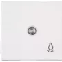 HEINRICH KOPP serie Paris interruttore, 2 tasti a bilanciere, da incasso, 250 V, 10 A, bianco termoplastico 490442007
