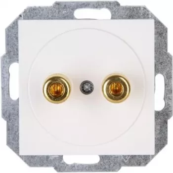 HEINRICH KOPP presa banana 4mm bianco da incasso 16A 30V AC/DC 951629004