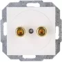 HEINRICH KOPP presa banana 4mm bianco da incasso 16A 30V AC/DC 951629004