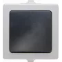 Heinrich Kopp 565756004 meccanismo deviatore, nero-grigio, da incasso, 10A 250V