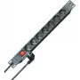 HEINRICH KOPP ciabatta rack 19 pollici 1U 7 posti Schuko nero cavo 2m 16A 930705011