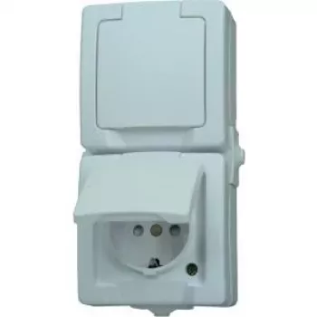 HEINRICH KOPP Paris presa Schuko 1 posto bianco puro da incasso 16A 250V IP20 protezione bambini 136902009