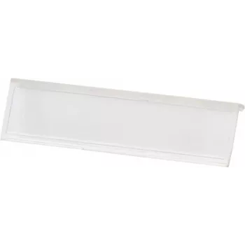 HEINRICH KOPP 491510008 campo di etichettatura per placca di copertura, bianco polare, 1 modulo, superficie di etichettatura 50 x 10 mm, a scatto