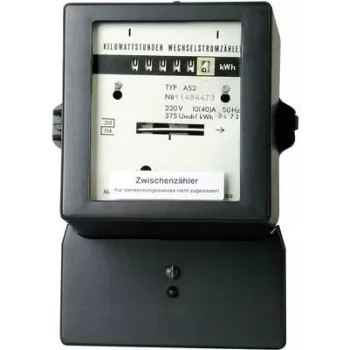 HEINRICH KOPP Contatore monofase meccanico a corrente alternata 230V 5(30)A classe 2 guida DIN 4TE 192200011
