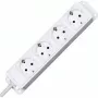 HEINRICH KOPP Ciabatta 4 prese Schuko bianco, senza interruttore, cavo 1,4 m 127102016