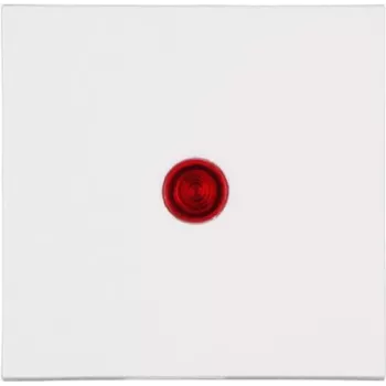Kopp HK 07 Copertura a bilanciere piatta illuminata, bianco puro/rosso (490072006)