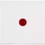 Kopp HK 07 Copertura a bilanciere piatta illuminata, bianco puro/rosso (490072006)