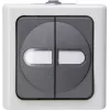 HEINRICH KOPP Interruttore in serie da parete per ambienti umidi blu elettro grigio 10A 250V 560556003