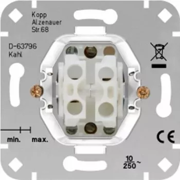 HEINRICH KOPP Attuatore interruttore tapparella HK05/HK07 alluminio 250V 10A 504500004