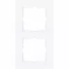 HEINRICH KOPP 406913005 Placca a 2 moduli HK07 bianco artico