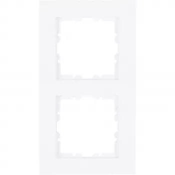 HEINRICH KOPP 406913005 Placca a 2 moduli HK07 bianco artico