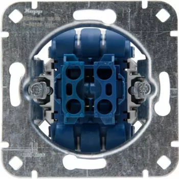 HEINRICH KOPP 507300001 Deviatore da incasso/deviatore modulo, 250V, 10AX, alluminio