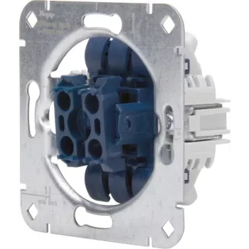 HEINRICH KOPP 507300001 Deviatore da incasso/deviatore modulo, 250V, 10AX, alluminio