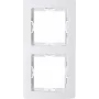 Kopp Paris Placca a 2 moduli bianco puro 308502004