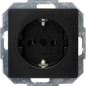 HEINRICH KOPP Paris Modulo presa, Schuko, 16 A, 250 V, nero opaco 923550080