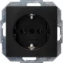 HEINRICH KOPP Paris Modulo presa, Schuko, 16 A, 250 V, nero opaco 923550080