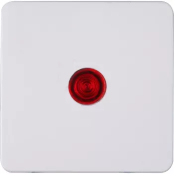 HEINRICH KOPP HK02 Placca bilanciere piatta con lente, rosso 331114005