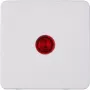 HEINRICH KOPP HK02 Placca bilanciere piatta con lente, rosso 331114005