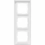 HEINRICH KOPP HK07 Placca a 3 moduli, bianco artico opaco 402732008