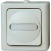 HEINRICH KOPP Interruttore universale BLUE ELECTRIC bianco artico da parete per ambienti umidi 10A, 250V (560602007)
