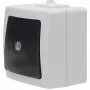 Kopp 566356003 interruttore luce, termoplastica, nero-grigio