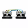 HEINRICH KOPP HK07 KombiQuick Presa doppia Schuko, da incasso, orizzontale, nero 133750003