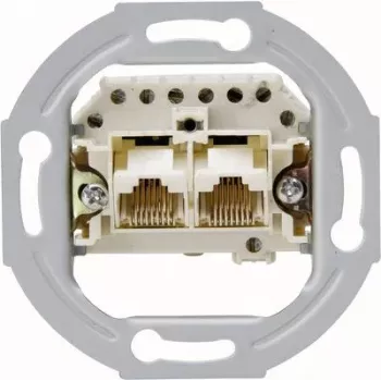 HEINRICH KOPP Placca centrale in alluminio UAE/IAE/ISDN meccanismo 33369401