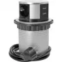 HEINRICH KOPP Torre 3 prese argentata con cavo 1,4 m, 16 A, prese con protezione bambini 229005011