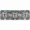 HEINRICH KOPP HK07 KombiQuick Presa da incasso 3 posti, orizzontale, bianco puro 133329009