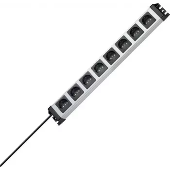 Kopp POWERversal Ciabatta 8 prese con cavo 1,4 m, bianco 226920014