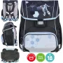 Herlitz Loop Zaino scolastico 6-9 anni con Cyber Soccer Robot