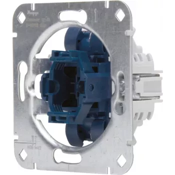 HEINRICH KOPP interruttore da incasso deviato/invertitore base, 250V, 10AX, IP20, alluminio 508600001