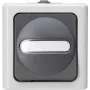 HEINRICH KOPP Interruttore universale BLUE ELECTRIC grigio da parete per ambienti umidi 10A, 250V (560656006)