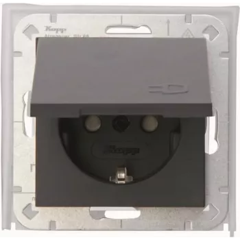 HEINRICH KOPP Modulo presa Schuko antracite 954015008