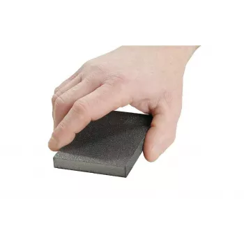 kwb 89000 Set spugne abrasive, grana fine, 3 pezzi, per legno e metallo