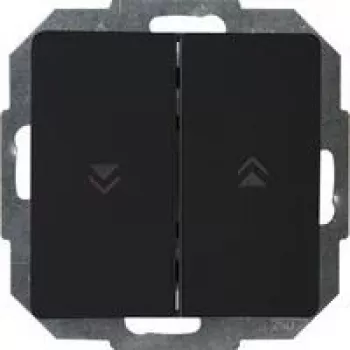 HEINRICH KOPP Paris Attuatore per interruttore, nero opaco, 230 V, 10 A, Kopp Free Control, montaggio da incasso 651550080