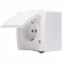 Heinrich Kopp NAUTIC Presa Schuko con coperchio a ribalta, protezione maggiorata, bianco artico (107802006)