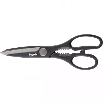 kwb 027195 Forbici universali 205 mm acciaio inox nero/rosso