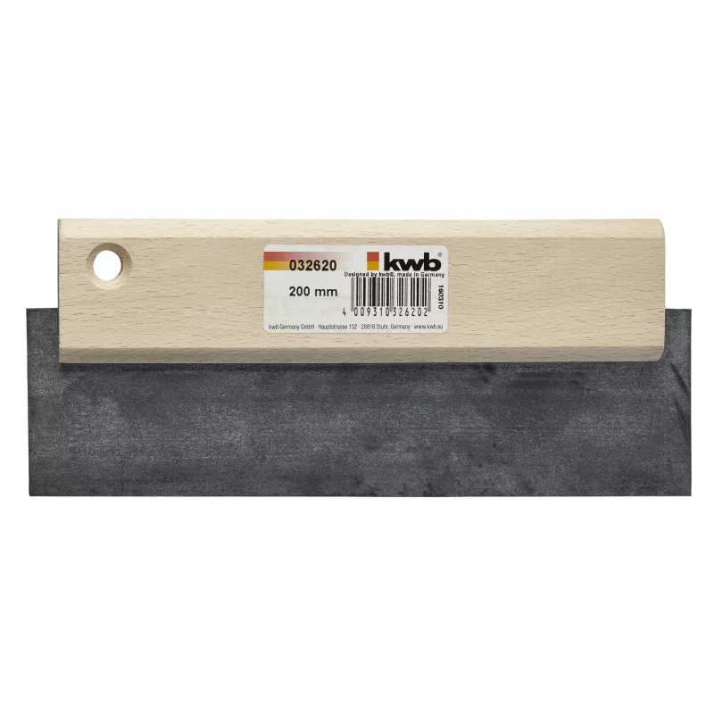 kwb 032620 Frattazzo per fughe 200 mm x 55 mm gomma elastica con manico in legno
