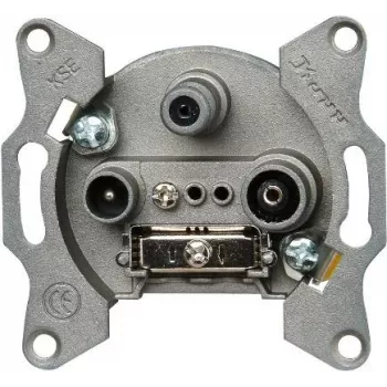HEINRICH KOPP 916400181 Presa di connessione SAT + TV + Radio, grigio