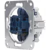 HEINRICH KOPP 508500008 Modulo interruttore per tapparelle da incasso 250V 10A IP20 alluminio