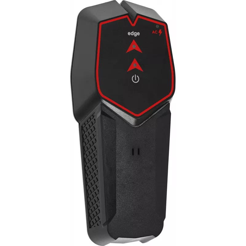 KWB SAFETY-FIXX 11620 Rilevatore multimateriale, legno, metallo ferroso, cavo AC in tensione, profondità 38 mm, nero/rosso