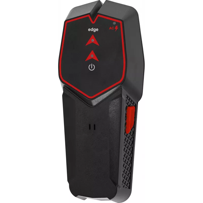 KWB SAFETY-FIXX 11620 Rilevatore multimateriale, legno, metallo ferroso, cavo AC in tensione, profondità 38 mm, nero/rosso