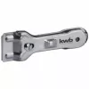 KWB 013810 Raschietto piatto con lama in acciaio inox e manico ergonomico a 2 componenti